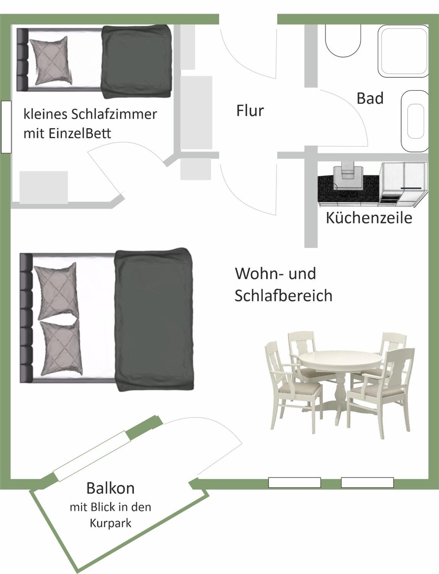 Ferienwohnung Am Kurpark Бад-Клостерлаусниц Экстерьер фото